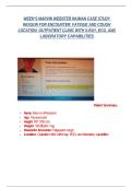 Week 2 Marvin Webster iHuman Case Study - Reason for Encounter&colon; Fatigue and Cough at Outpatient Clinic with X-Ray&comma; ECG&comma; and Laboratory Capabilities