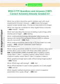 WGU C779 Questions and Answers &lpar;100&percnt;  Correct Answers&rpar; Already Graded A&plus;