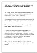 MSCP Comp Exam 2025 updated questions and answers &lpar;2025-2026&rpar; &lpar;verified answers&rpar;