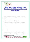 NURS 3234 Hygiene Exam 2025 &ndash; 50 Qs &vert; Skin Integrity&comma; Oral Care&comma; Bathing&comma; Special Populations