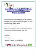 NURS 3234 Study Guide &ndash; 90 Qs &vert; Ethics&comma; Patient Care&comma; Cultural Competence&comma; Safety&comma; Illness Stages