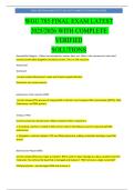WGU 785 &ndash; Final Exam Study Guide &lpar;Latest 2025&sol;2026 Edition&rpar; &vert; Complete Verified Solutions
