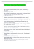 PSYC 302 EXAM 1 STUDY GUIDE WITH COMPLETE SOLUTIONS