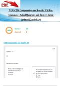 WGU C236 Compensation and Benefits &vert;PA&vert; Pre-Assessment &vert; 50 Actual Questions and Answers Latest Updated 2025&sol;2026 &lpar;Graded A&plus;&rpar;