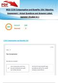 WGU C236 Compensation and Benefits &vert;OA&vert; Objective Assessment &vert; 164 Actual Questions and Answers Latest Updated 2025&sol;2026 &lpar;Graded A&plus;&rpar;