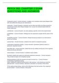 PSYCH 302- CHAPTER 2 EXAM QUESTIONS AND ANSWERS