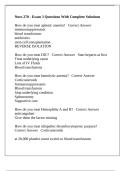 Nurs 270 - Exam 3 Questions With Complete Solutions