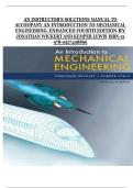 Instructor&rsquo;s Solutions Manual for An Introduction to Mechanical Engineering &lpar;Enhanced 4th Edition&comma; Jonathan Wickert & Kemper Lewis&rpar; &ndash; Complete Problem Solutions