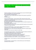 PSYCH 302 FINAL EXAM QUESTIONS AND ANSWERS