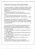 NURS 270 Unit 4 Questions With Complete Solutions