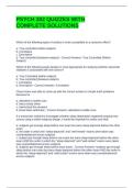 PSYCH 302 QUIZZES WITH COMPLETE SOLUTIONS