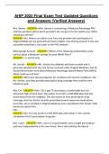 AHIP 2025 Final Exam Test Updated Questions  and Answers &lpar;Verified Answers&rpar; 