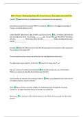 BIOL 111 Exam 1 Birdsong Questions with Correct Answers&vert; New Update Guaranteed Pass 
