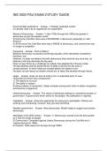 INS 3003 FSU EXAM 2 STUDY GUIDE