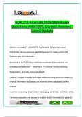 NUR215 Exam 4 &lpar;100&plus; Qs&rpar; &ndash; Informatics&comma; Ethics&comma; Documentation&comma; Spirituality&comma; Grief &vert; 2025&sol;2026