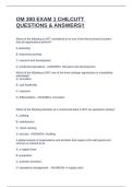 OM 300 EXAM 1 CHILCUTT QUESTIONS & ANSWERS&excl;&excl;