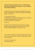 NURS 403 Practice Questions Exam &num;1&comma; Fundamentals of Nursing&comma; 11th edition NCLEX questions - exam 1 Questions With Complete Solutions