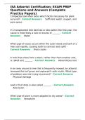 ISA Arborist Certification EXAM PREP Questions and Answers &lpar;Complete Practice Papers&rpar;&period;