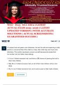 WGU   D115   OA &lpar; AXC2 &rpar; LATEST ACTUAL EXAM 2025 -2026 &lpar; LATEST UPDATED VERSION &rpar; WITH ACCURATE SOLUTIONS &vert; ACTUAL SCREENSHOTS &lpar; GUARANTEED SUCCESS &rpar;