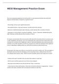 HESI Management Practice Exam Questions and and Answers -PASS