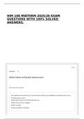 HIM 108 MIDTERM 2025&sol;26 EXAM QUESTIONS WITH 100&percnt; SOLVED ANSWERS&period;