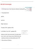 BIO 260 Technologies  Questions with 100&percnt; Correct Answers &vert; Verified &vert; Latest Update 