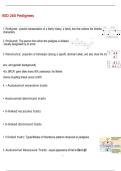 BIO 260 Pedigrees  Questions with 100&percnt; Correct Answers &vert; Verified &vert; Latest Update 