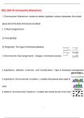 BIO 260 Chromosome Alterations Questions with 100&percnt; Correct Answers &vert; Verified &vert; Latest Update 