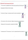 BIO 260- Chromosome Structure Questions with 100&percnt; Correct Answers &vert; Verified &vert; Latest Update 