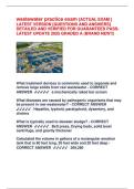 wastewater practice exam &lbrack;ACTUAL EXAM &rsqb;  LATEST VERSION &lbrack;QUESTIONS AND ANSWERS&rsqb;  DETAILED AND VERIFIED FOR GUARANTEED PASS-  LATEST UPDATE 2025 GRADED A &lpar;BRAND NEW&excl;&excl;&rpar; 