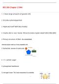 BIO 260 Chapter 2 DNA  Questions with 100&percnt; Correct Answers &vert; Verified &vert; Latest Update 