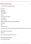Bio 260 innate immunity  Questions with 100&percnt; Correct Answers &vert; Verified &vert; Latest Update