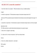 Bio 260 CH5 C anaerobic catabolism Questions with 100&percnt; Correct Answers &vert; Verified &vert; Latest Update