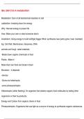 Bio 260 Ch5 A metabolism Questions with 100&percnt; Correct Answers &vert; Verified &vert; Latest Update