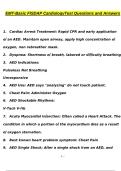 EMT-Basic FISDAP Cardiology Test Questions and Answers &lpar;Verified 2025 Edition &ndash; Complete Study Pack&rpar;