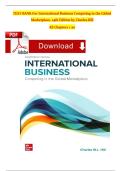 Test Bank for International Business&colon; Competing in the Global Marketplace &vert; Complete Chapters 1&ndash;20 with Verified Answers