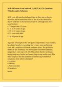NUR 245 exam 4 test bank ch 23&comma;24&comma;25&comma;26&comma;27&comma;6 Questions With Complete Solutions
