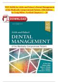 Test Bank for Little and Falace&rsquo;s Dental Management of the Medically Compromised Patient&comma; Latest Edition &vert; Complete Chapters 1&ndash;30 with Verified Answers