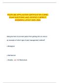 Pesticide Applicator Certification &lpar;Core&rpar; Exam &ndash; Verified Correct Questions and Answers &vert; Latest 2025&ndash;2026 Edition