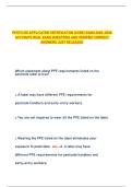 Pesticide Applicator Certification &lpar;Core&rpar; Exam 2025&ndash;2026 &ndash; Accurate Real Exam Questions and Verified Correct Answers &vert; Just Released