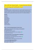 Class A&sol;B Test Study Guide &ndash; Comprehensive Review for Licensing and Certification Exam