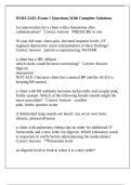 NURS 2245&colon; Exam 1 Questions With Complete Solutions