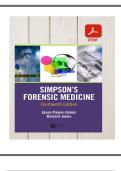 Simpson&rsquo;s Forensic Medicine &ndash; 14th Edition &lpar;2020&rpar; &vert; Complete Textbook PDF