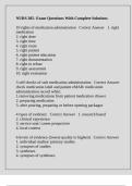 NURS 385- Exam Questions With Complete Solutions