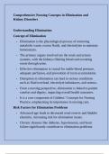 Comprehensive Nursing Concepts in Elimination and Kidney Disorders