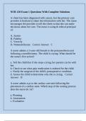 NUR 120 Exam 1 Questions With Complete Solutions