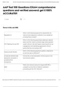 AAP Test 100 Questions EXAM comprehensive questions and verified answers&vert; get it 100&percnt; ACCURATE&excl;&excl;
