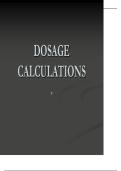 Dosage Calculations Presentation &ndash; Nursing & Pharmacology