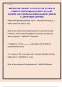 NM 704 EXAM 1 NEWEST 2025&sol;2026 ACTUAL EXAM WITH  COMPLETE QUESTIONS AND CORRECT DETAILED  ANSWERS &lpar;100&percnt; VERIFIED ANSWERS&rpar; &vert;ALREADY GRADED  A&plus;&vert; &vert;&vert;PROFESSOR VERIFIED&vert;&vert;
