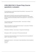 CON 3910 FAC-C Exam Prep Course questions n answers